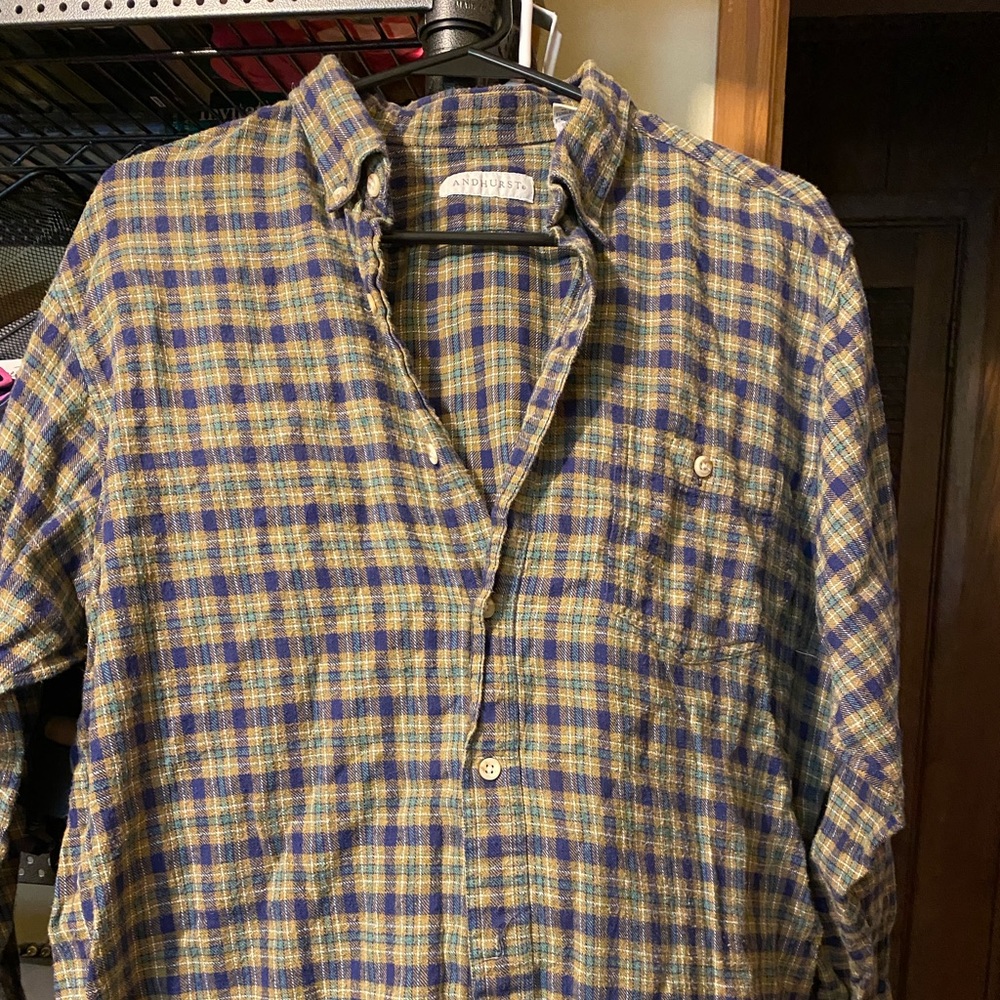 100% cotton Andhurst long sleeve flannel